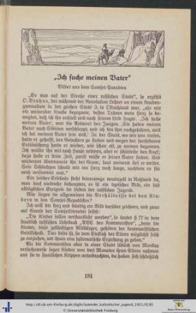 „Ich suche meinen Vater“.