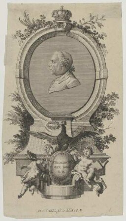 Bildnis des Fidericvs Rex Bor.