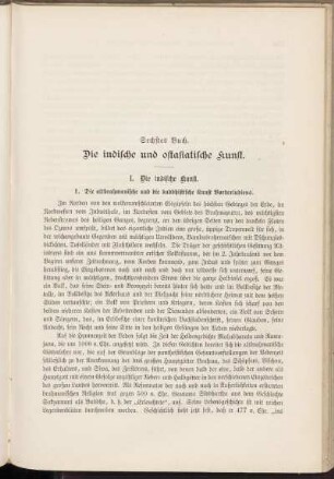 Sechstes Buch. Die indische und ostasiatische Kunst.