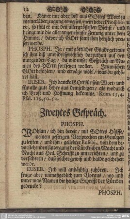 Zweytes Gespräch