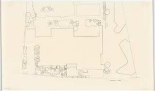 Garten Döhnert, München: Pflanzplan 1:50