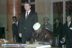I.I.E.E. Amadou Tomani Touré, Berlin-Besuch Präsidenten von Mali, Berliner Rathaus (Mitte)
