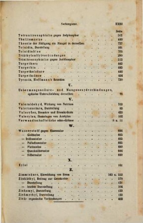 Zeitschrift für Chemie und Pharmacie : Correspondenzbl., Archiv u. krit. Journal f. Chemie, Pharmacie u. d. verwandten Disciplinen. 7. 1864