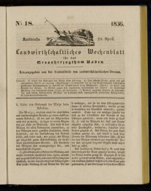 No 18. 1836. 29. April
