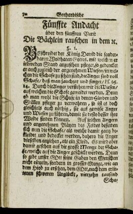 Fünffte Andacht
