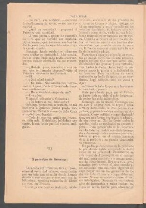 VII - El príncipe de Gonzaga.