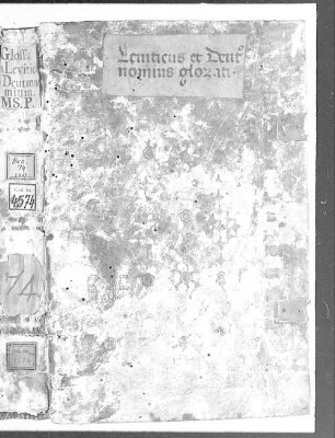 Leviticus cum Glossa ordinaria - BSB Clm 4574