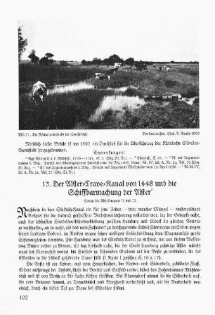 13. Der Alster-Trave-Kanal von 1448 und die Schiffbarmachung der Alster