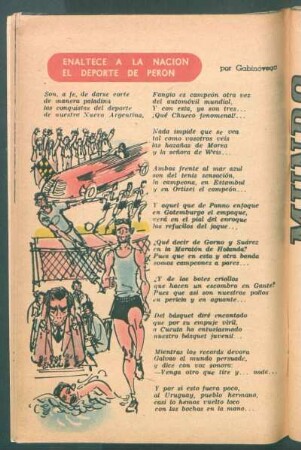 Enaltece a la Nación el deporte de Perón
