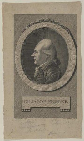 Bildnis des Joh. Jacob Ferber