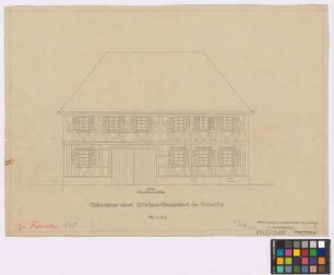 Kandel ([Landkreis] Germersheim): Bauernanwesen. Haupthaus (Straßen-Ansicht)