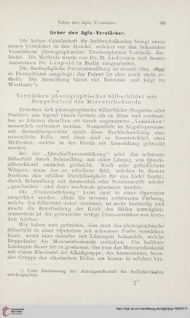 14: Ueber den Agfa-Verstärker