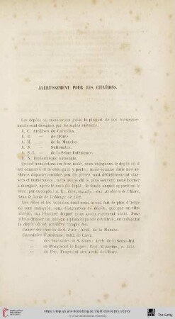 Avertissement pour les citations