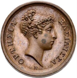Medaille auf die Königin Hortense von Holland 1813
