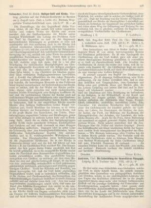 535-536 [Rezension] Schaeder, Erich, Heiliger Geist und Kirche