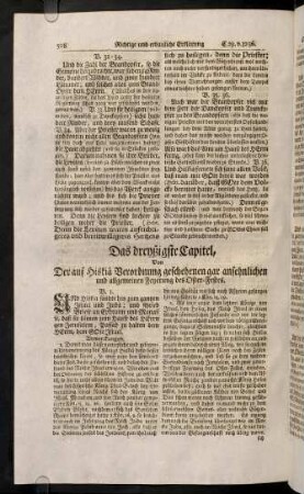 508-516, Das dreyßigste - ein und dreyßigste Capitel