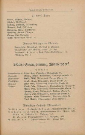 Bäcker-Zwangsinnung Wilmersdorf
