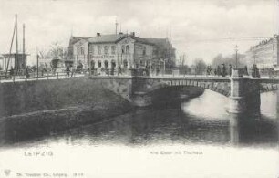 Leipzig: Alte Elster mit Thorhaus