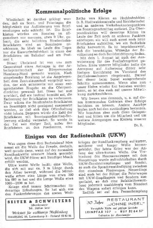 Kommunalpolitische Erfolge