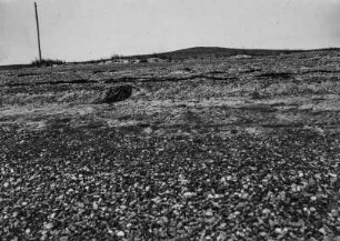 Strand : Blick vom Strand auf das Festland. Im Hintergrund Dünen.