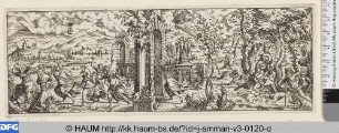 Die sieben Freien Künste, von Bacchus und Pluto verfolgt