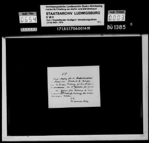 Etat 1915/16