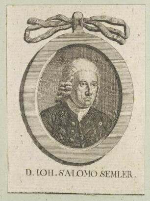 Bildnis des Ioh. Salomo Semler
