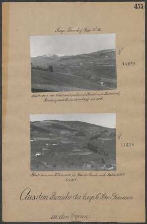 Blick vom nw. Waldrand des Grand Faudé nach Rabenbühl