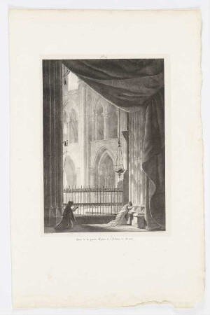 Cœur de la grande eglise de l’abbaye de Fecamp