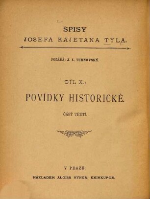 Spisy Spisy Jos. Kaj. Tyla, 10