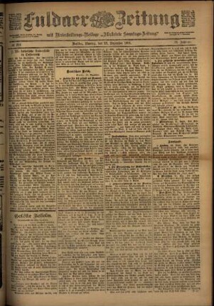 Ausgabe vom Montag, den 23. Dezember 1901.