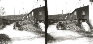Seifhennersdorf. Mittelmühle (vor dem Umbau). Teilansicht der Südseite vom Unterwasser aus