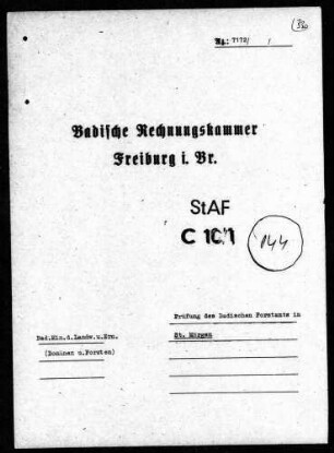 Forstamt St. Märgen