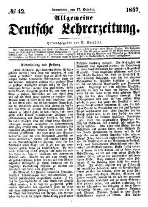 Wiederholung und Prüfung