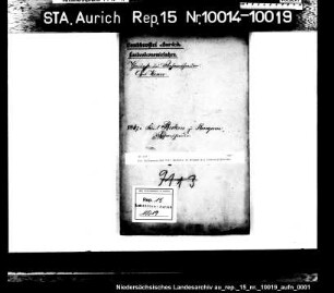 Die Zulassung des Carl Beckers in Bingum als Viehverschneider