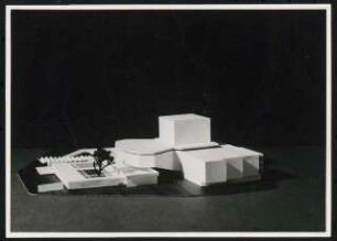 Schauspielhaus, Wuppertal: Modell Westansicht