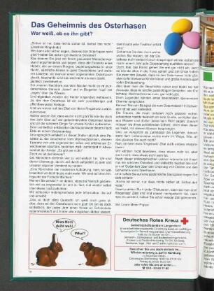 Das Geheimnis des Osterhasen Wer weiß, ob es ihn gibt?