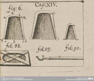 Fig: 6. Cap: XIV. fol: 88. fol: 89. fol: 90.