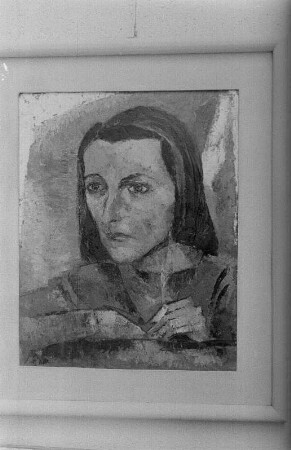 Gemälde des Kunstmalers Hermann Bruse : Frauenporträt