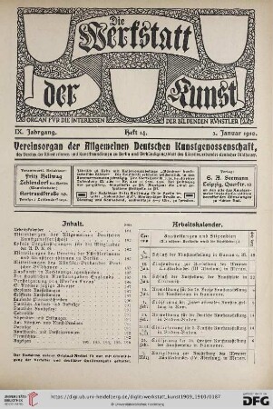 Heft 14 (3. Januar 1910)