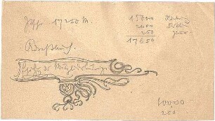 Gmelin, Leopold; Sammlung Gmelin: Kunstgewerbe - Kiste IV - Ornament (Detail)
