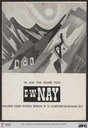 Im Mai 1946 Bilder von E.W. Nay