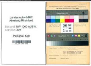 Entnazifizierung Karl Parschat, geb. 11.01.1896 (Melker)