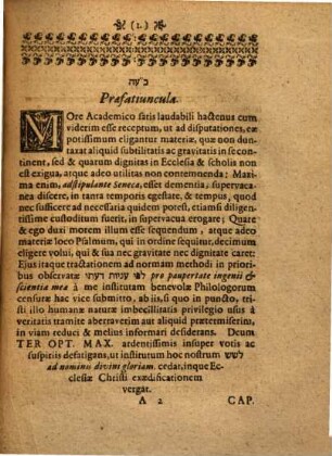 Disputationum philologicarum super Psalterium Davidis Hebraicum undecima de Psalmo decimo