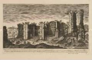 Thermen des Antonius Caracalla (Nr. 17 der Folge "Vestigi delle antichità di Roma ...")
