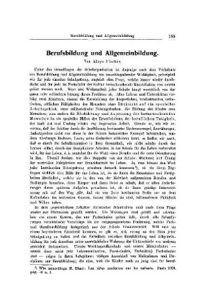 Berufsbildung und Allgemeinbildung