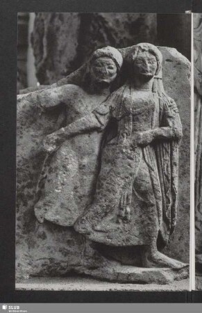 Archaisches Tuffrelief aus dem Weihbezirk des Malophoros-Heiligtums, Selinunt. heute Palermo, Nationalmuseum