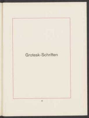 Grotesk-Schriften