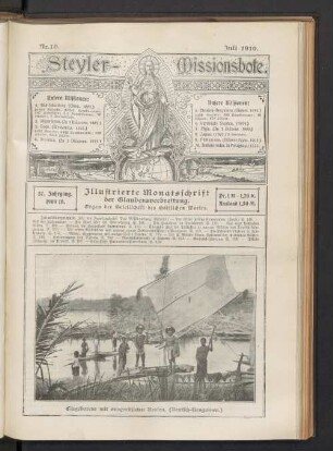 Nr. 10. Juli 1910. 37. Jahrgang.