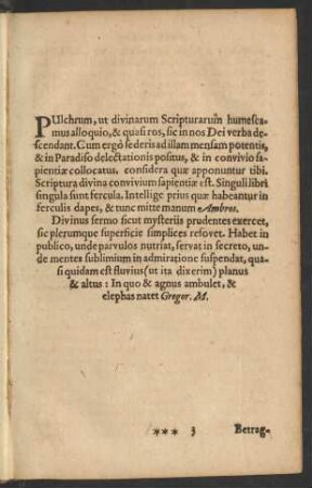 Pulchrum, ut divinarum Scriptuarum ...